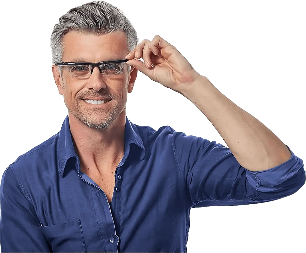 man glasses